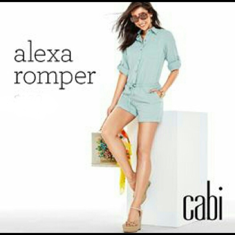 Cabi Alexa Romper Size M